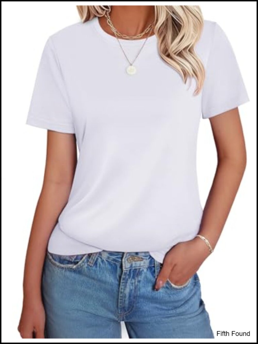 Women's Short Sleeve Cotton T-Shirt Crew Neck Basic Tee Summer Casual Soft